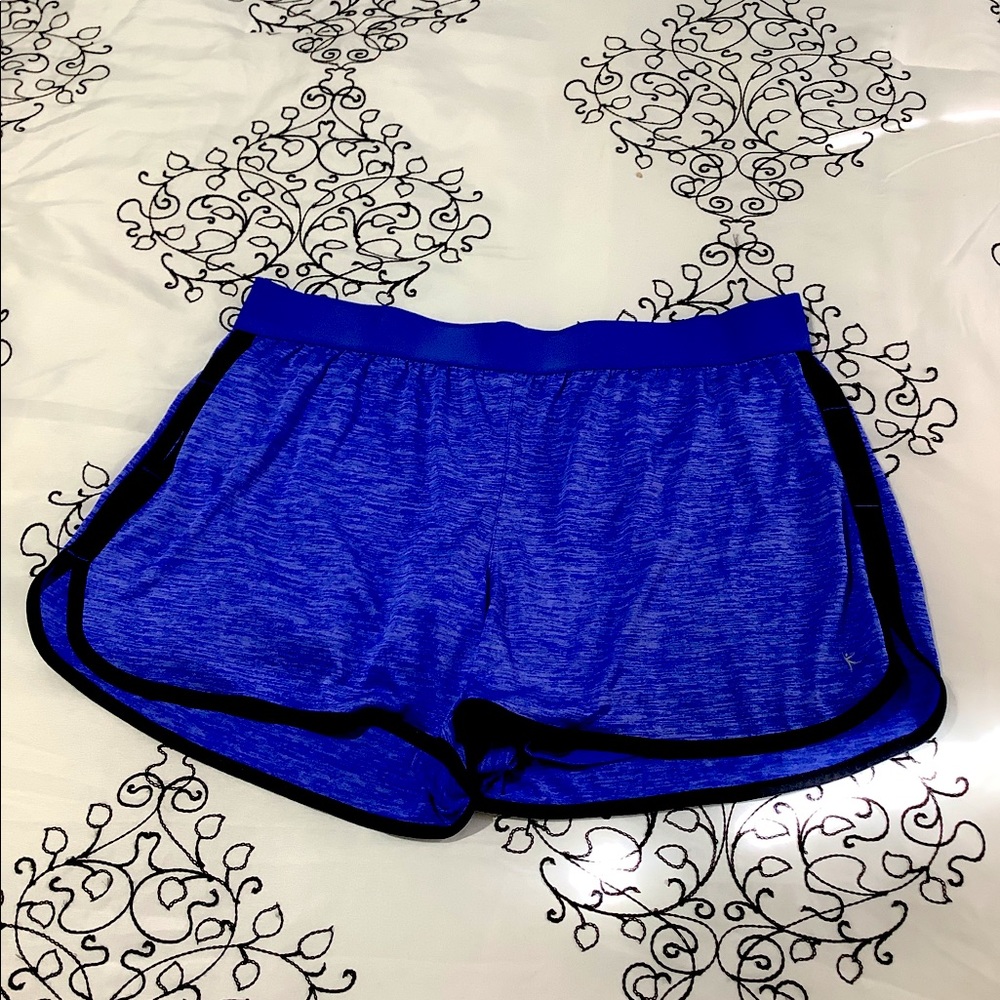 Sold BLUE RUNNING EXERCISE SHORTS SIZE LG